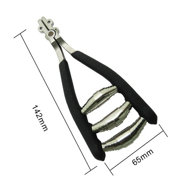 New Ultra-Light Aluminum Racket Stringing Tool with Three-Spring Mechanism – Versatile Badminton & Tennis Starter Clip for Easy Grip, Compact Portable Design, Durable High-Quality Construction (Black)