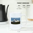 thumbnail image 5 of 15 fl oz Ceramic Mug, Montana, Lone Mountain, Dishwasher & Microwave Safe, 5 of 5