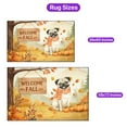 thumbnail image 5 of Welcome Fall Pug Cozy Autumn Field Pumpkins Golden Leaves Indoor Rug Dog Lover Gifts Carpet Living Bed Room Sofa Home Decor - 12013, 5 of 5