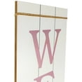 thumbnail image 5 of Northlight 48.5" Floral "Welcome" Wooden Spring Porch Board Sign Decoration, 5 of 6