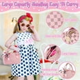 thumbnail image 4 of Kids Pretend Play Purse Toy Set, Girls Fashion Dress Up Accessories Kit with Handbag, Fake Makeup, Phone, Watch, Sunglasses, Wallet - Role Play Toys for Toddlers Age 3+, 4 of 7