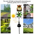 thumbnail image 1 of Luces Solares Para Caminos Luces solares para caminos al aire libre LED impermeables para patio de jardín (Elk 1pc), 1 of 6