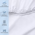thumbnail image 6 of Host & Home Brushed Microfiber Fitted Sheets - Bedding Essentials - Twin - (6 Pack) White, 6 of 8