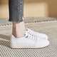 thumbnail image 4 of 2022 Zapatos Mujer Blancos Planos Zapatos de Enfermera Niña Zapatos Sin Cordones Zapatos Planos de Cuero de Vaca Auténtico, 4 of 4
