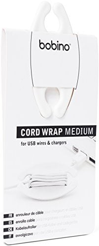 Laptops & Earphones Cable Tidy Bobino Cord Wrap for Mains Leads 