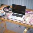 thumbnail image 3 of Long Mouse Pads for Desk,Pioneer Flower Floral Print Pattern Desk Mats on Top Of Desks, Desk Mouse Pad Extra Large with 3mm Non-Slip Base and Stitched Edge for Gaming,Office,Work,Home 35.4"x15.7", 3 of 6
