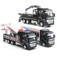 thumbnail image 4 of SPRING PARK Realistic Alloy Police Rescue Transport Vehicle Pull back Car Eucation Kids Toy, 4 of 7