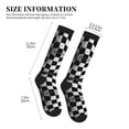 thumbnail image 3 of Checkered Flag Compression Socks Best Support for Women Men Athletic Running Cycling, 3 of 8