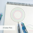 thumbnail image 4 of shiyou-HAUSER 4 In 1 Pens Ballpoint 4 Pc, 1.0 MM Colorful Pens, Blue/Black/Red/Green Pens For Note Taking, Multicolored Pens, Pens For School, Back To College Essentials, Back To School Supplies., 4 of 4