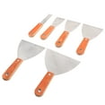 thumbnail image 2 of Shisuyan 6 Pcs Steel Putty Cutter Polished Scraper Practical Portable Blades Trowel Tool, 2 of 8