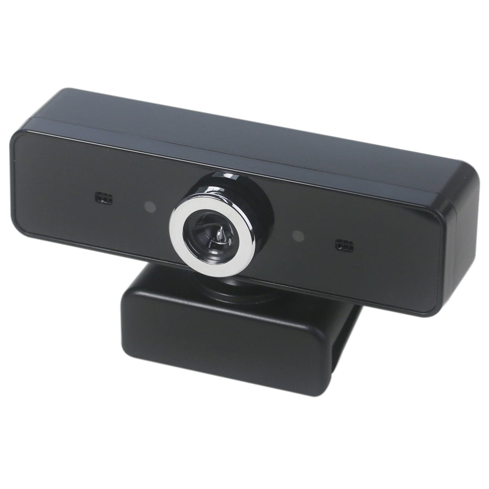 Naierhg Rotatable USB Video Recording High Clarity Webcam Camera with Microphone Black