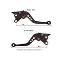 thumbnail image 4 of Red CNC Shorty Brake Clutch Levers Set Aprilia Tuono Dorsodura RSV Mille Falco, 4 of 5