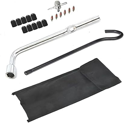 2.5 Ton Car Jack Kit With Lug Wrench - Portable Scissor Jack For Emergency Tire Changes