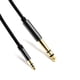thumbnail image 5 of Paquete de 4 cables de audio estéreo TRS macho Baoblaze 3,5 mm a 6,35 mm 1/8' a 1/4', 5 of 8