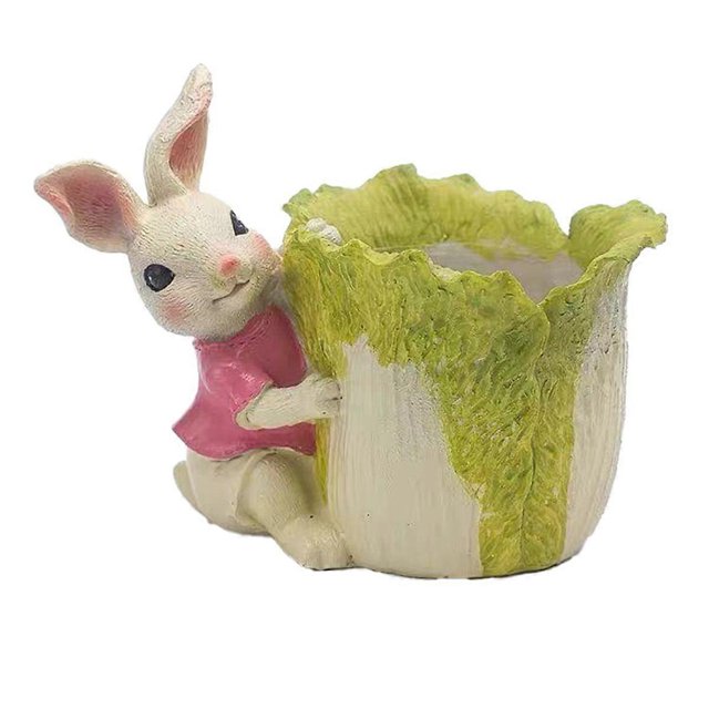 Rabbit Unique Flower Pots Rabbit Flower Pots Succulents Planter Garden Pots Decorative Flower Pots,D