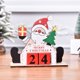 thumbnail image 5 of onlyliua Ofertas Adornos Navideños Calendario de Madera Adornos Regalos Navideños Muñeco de Nieve Mini Escritorio Mesa de Escritorio, 5 of 6