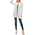 thumbnail image 3 of Mint Plus Pink- Women's Casual Lightweight Open Front Cardigans with Pockets and Soft Basic Drape Long Sleeve Sweater, 3 of 5