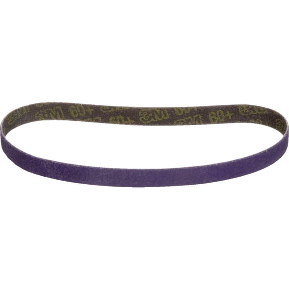 10-pack 3M Cubitron II File Belt - 80 Grit, Heavy-Duty - 10 Pack, 3/8 In x 13 In — Heavy-Duty Construction, Professional Use
