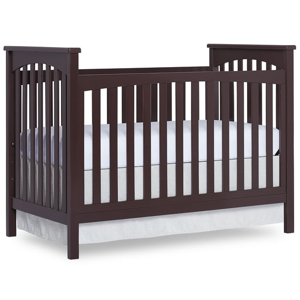 Dream On Me Cape Town 5in1 Convertible Crib, Dark Brown