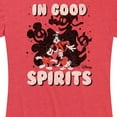 thumbnail image 3 of Mickey & Friends - In Good Spirits - Women's Short Sleeve Graphic T-Shirt, 3 of 5