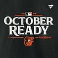 thumbnail image 4 of Men's Fanatics  Black Baltimore Orioles 2024 MLB Postseason Locker Room T-Shirt, 4 of 4