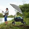 thumbnail image 2 of BETISEF Collapsible Fishing Cart w/11’’ All-Terrain Wheels for Sand,550lb Large Capacity Beach Wagon Heavy Duty Garden Cart with Rod Holders,Umbrella Holder and Storage Pockets, 2 of 11