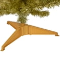thumbnail image 4 of Northlight 4' Pre-Lit Gold Iridescent Tinsel Slim Artificial Christmas Tree - Green Lights, 4 of 5