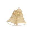 thumbnail image 4 of Cheungs 6010 Clara Gold Metal Holiday Bell Wall Hanging Decor, 4 of 6