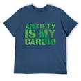 thumbnail image 2 of Charlylifestyle Mental Health Anxiety Is My Cardio Awareness Tshirts Therapist Gifts Psychologist Outfits Short Sleeve T-shirt for Men and Women, 2 of 4