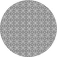 thumbnail image 1 of Ahgly Company Machine Washable Indoor Round Transitional Gray Cloud Gray Area Rugs, 3' Round, 1 of 7