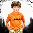 thumbnail image 2 of TGPMGRZ Kids Halloween Shirts Boys Cartoon Print Short Sleeve Tee Tops #A03 Orange 12-13 Years, 2 of 6