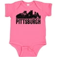 thumbnail image 3 of Inktastic Pittsburgh Skyline Grunge Boys or Girls Baby Bodysuit, 3 of 5