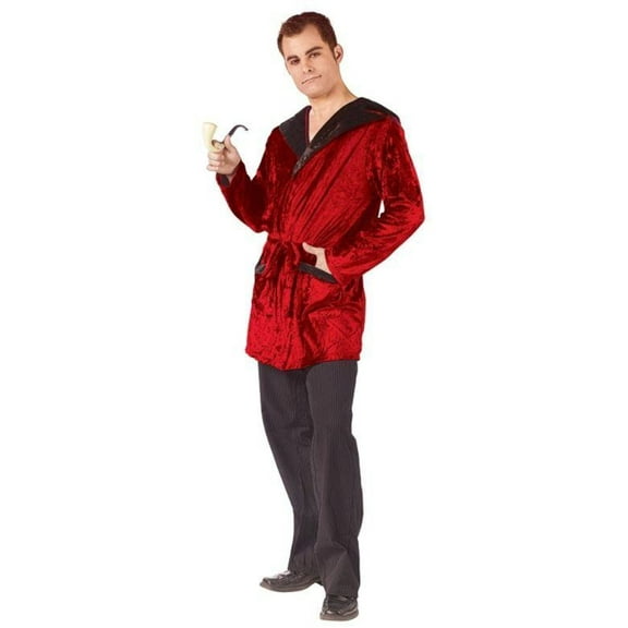 Smoking Velvet Robe Adult Halloween Accessory