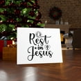 thumbnail image 4 of Scripture Walls  Rest In Jesus Bible Verse Canvas Christian Wall Art Ready to Hang Unframed, 4 of 16