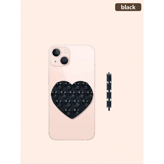 Silicon Phone Stand for iPhone and Android Silicone Suction Cup Phone Case Mount Double Sided, Phone Accessories Hands-Free Strong Grip Holder for Selfies and Videos