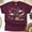 Maroon, variant on Catloween Black Cat T-Shirt | Cute Halloween Kittens and Pumpkin Graphic Tee, Maroon, Size 3XL