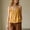 Yellow, variant on Women's V Neck Button Front Spaghetti Strap Camisole, Textured Woven Loose Casual Sleeveless Tank Top