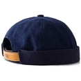 thumbnail image 2 of GegeenDomog Brimless Hats Skullcap Beanie Worker Sailor Cap Retro Rolled Cuff Skull Caps with Adjustable, 2 of 13