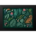 thumbnail image 2 of Penner, Janelle 18x13 Black Modern Framed Museum Art Print Titled - Jungle Love I, 2 of 5