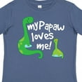 thumbnail image 4 of Inktastic My Papaw Grandpa Loves Me Dinosaur Boys Toddler T-Shirt, 4 of 5