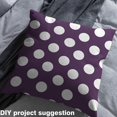 thumbnail image 2 of Homewish Cartoon Purple Dots 01, Circle Abstract Room Decor Fabric by the Yard, Polka Dot Artwork Print Sewing Fabric, Lightweight Room Decor, 2 of 6