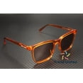 thumbnail image 3 of SAINT LAURENT SL 500 005 Rectangular Squared Orange Red 54 mm Men's Sunglasses, 3 of 5