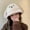 Beige, variant on Babysbule Hats for Women Winter Women's Cute Rabbit Ear Hat Plush Thickened Warm Fashion Bucket Hat
