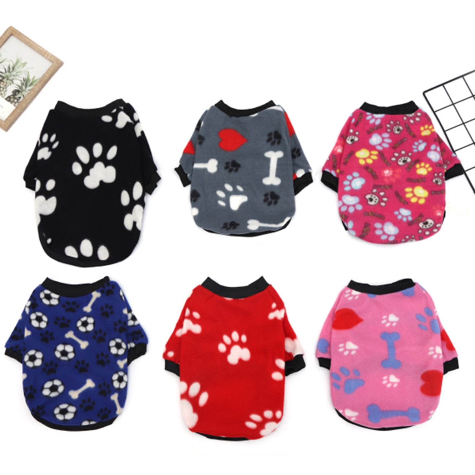 shenmeida Autumn Warm Polyester Sweater for Small Dog Girl, Tiny Puppy