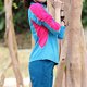 thumbnail image 5 of MHFRRA Camiseta de Manga Larga con Protección Solar para Mujer, Ligera, de Secado Rápido, para deportes Al Aire Libre, Senderismo y Montañismo. Azul Cielo, 5 of 5