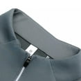 thumbnail image 6 of Stamzod Men's Long Sleeve Sweatshirts 1/4 Zip Stand Collar Pullovers with Pocket Solid Slim Fit Stretch Thermal Plus Size Workout Tee On, 6 of 7