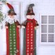thumbnail image 4 of Calendario de cuenta regresiva de Navidad de 23x90 cm Calendario de Adviento de Navidad Adorno colgante de Año Nuevo Decoración de puerta de oficina en casa (muñeco de nieve), 4 of 5