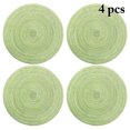 thumbnail image 1 of Coofit 4PCS Table Placemat Creative Universal Round Non-slip Table Mat Trivet Mat, 1 of 10
