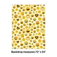 thumbnail image 2 of Pack of 6 Multi-Colored Emoji Scene Insta-Mural Photo Party Backdrops 72", 2 of 2