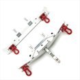 thumbnail image 4 of Para 1/12 MN128 RC Car Parts Metal Upgrade Kit de Parachoques Delantero y Trasero Plateado, 4 of 5